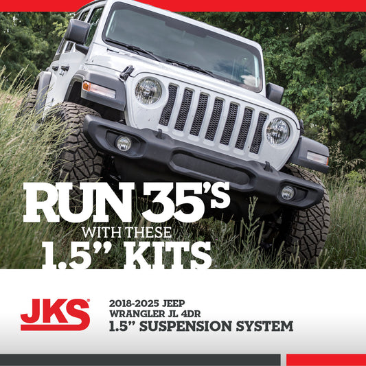 New Product: Jeep Wrangler JL 1.5" Lift Kits - JKS
